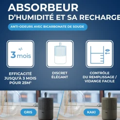 Absorbeur d'humidité + 1 tablette