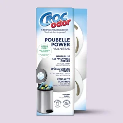 Absorbeur d'odeurs Poubelle Power x2