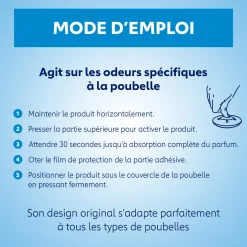 Absorbeur d'odeurs Poubelle Power x2