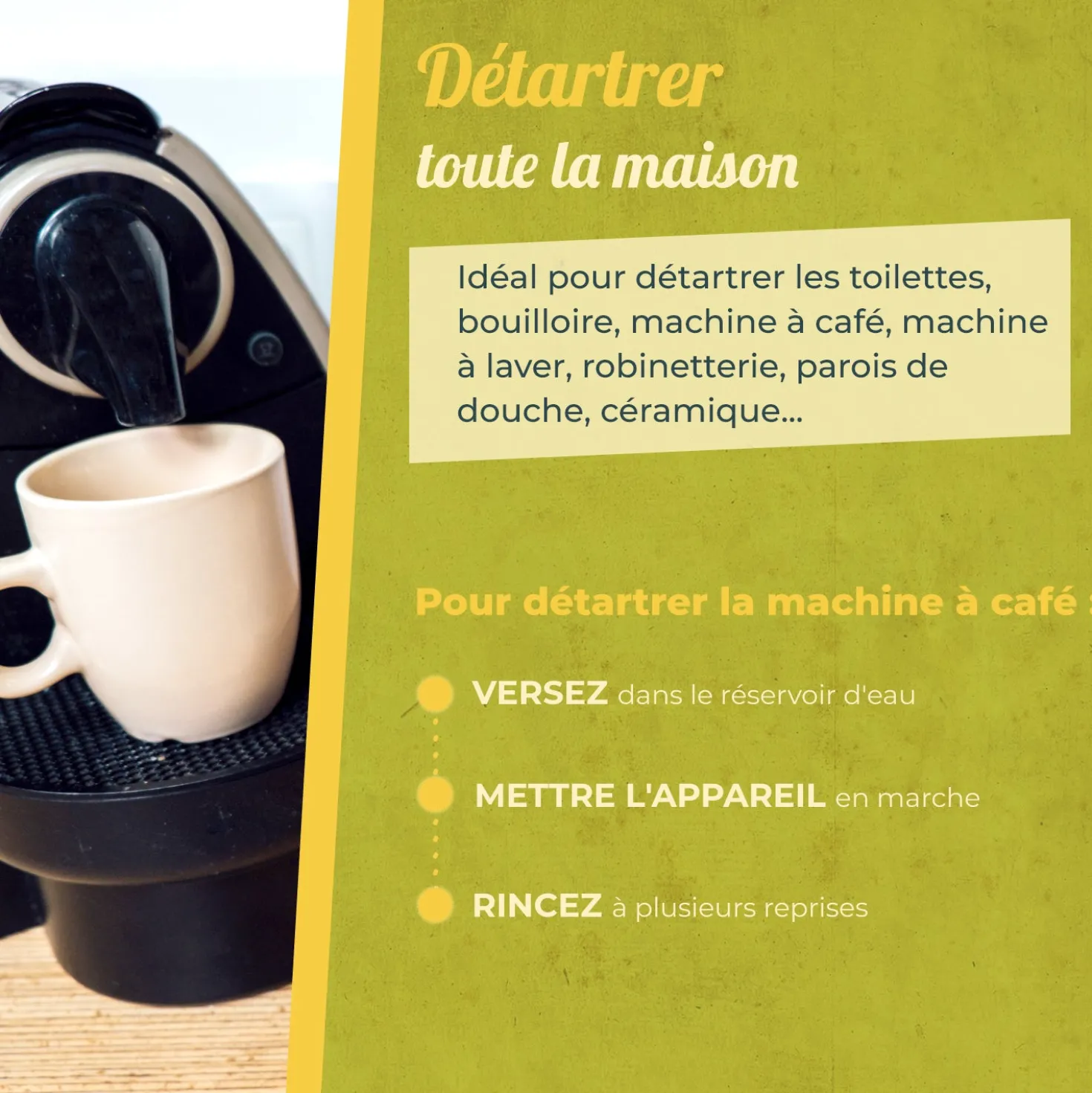 Acide citrique liquide – Détartrant naturel sans odeur