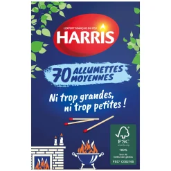 70 Allumettes moyennes certifiées FSC®