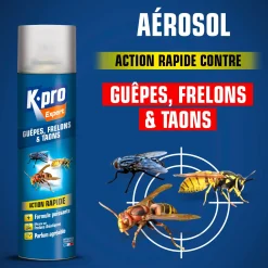 Aérosol contre guêpes et frelons