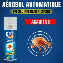 Aérosol diffusion automatique acariens