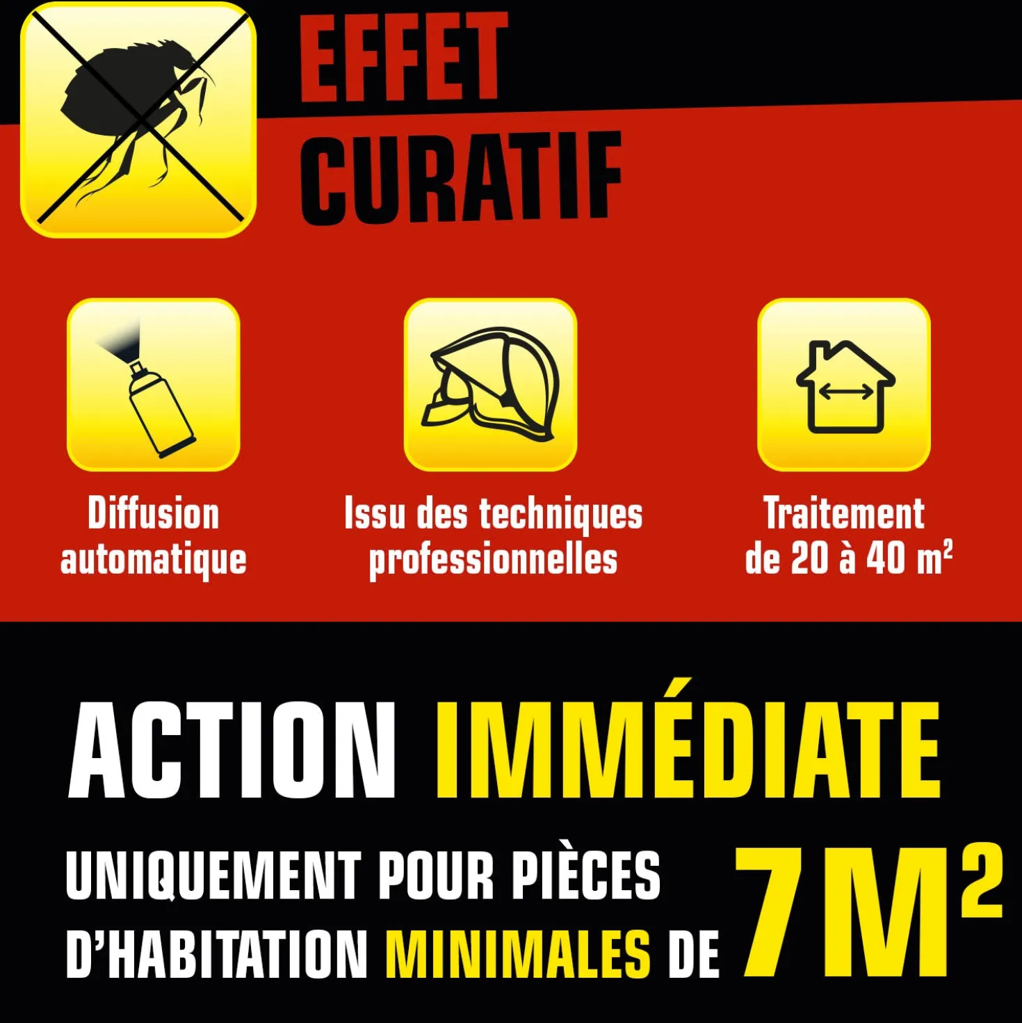 Aérosol diffusion automatique puces et larves