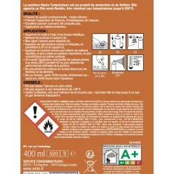 Aérosol haute température