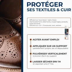 Aérosol Imperméabilisant Textiles et Cuir