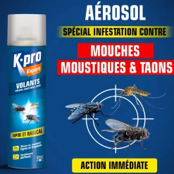 Aérosol insectes volants