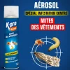 Aérosol mites des vêtements