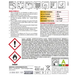 Aérosol spécial électroménager blanc brillant