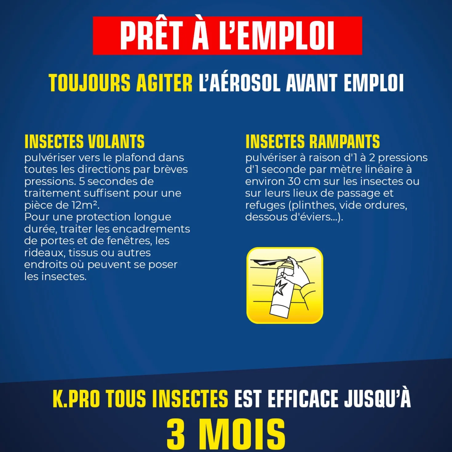 Aérosol tous insectes