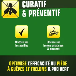Attractif piège à guêpes et frelons