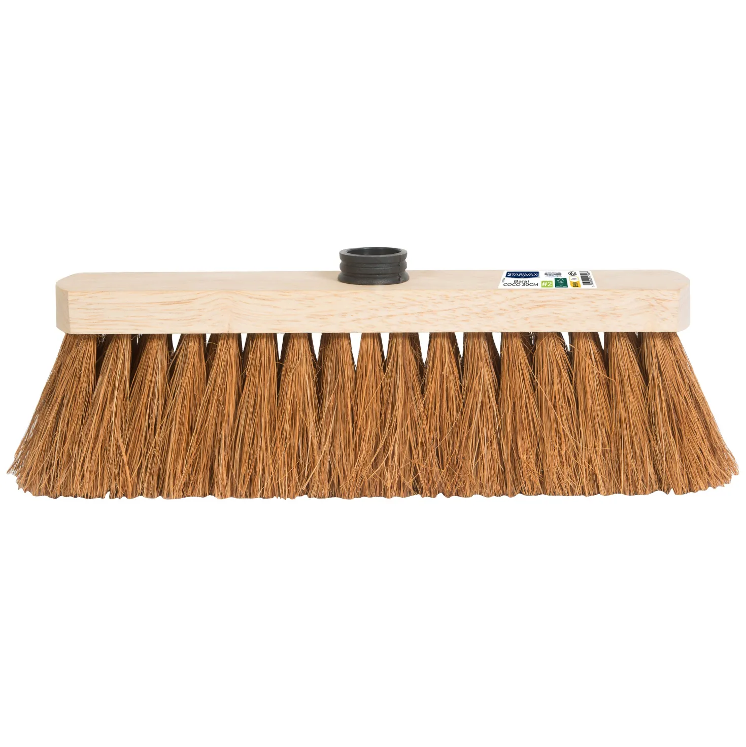 Balai coco 30 cm pour sols extérieurs FSC®