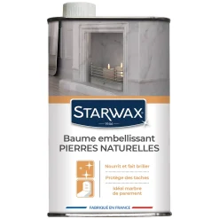 Baume embellissant pour marbre et pierres naturelles