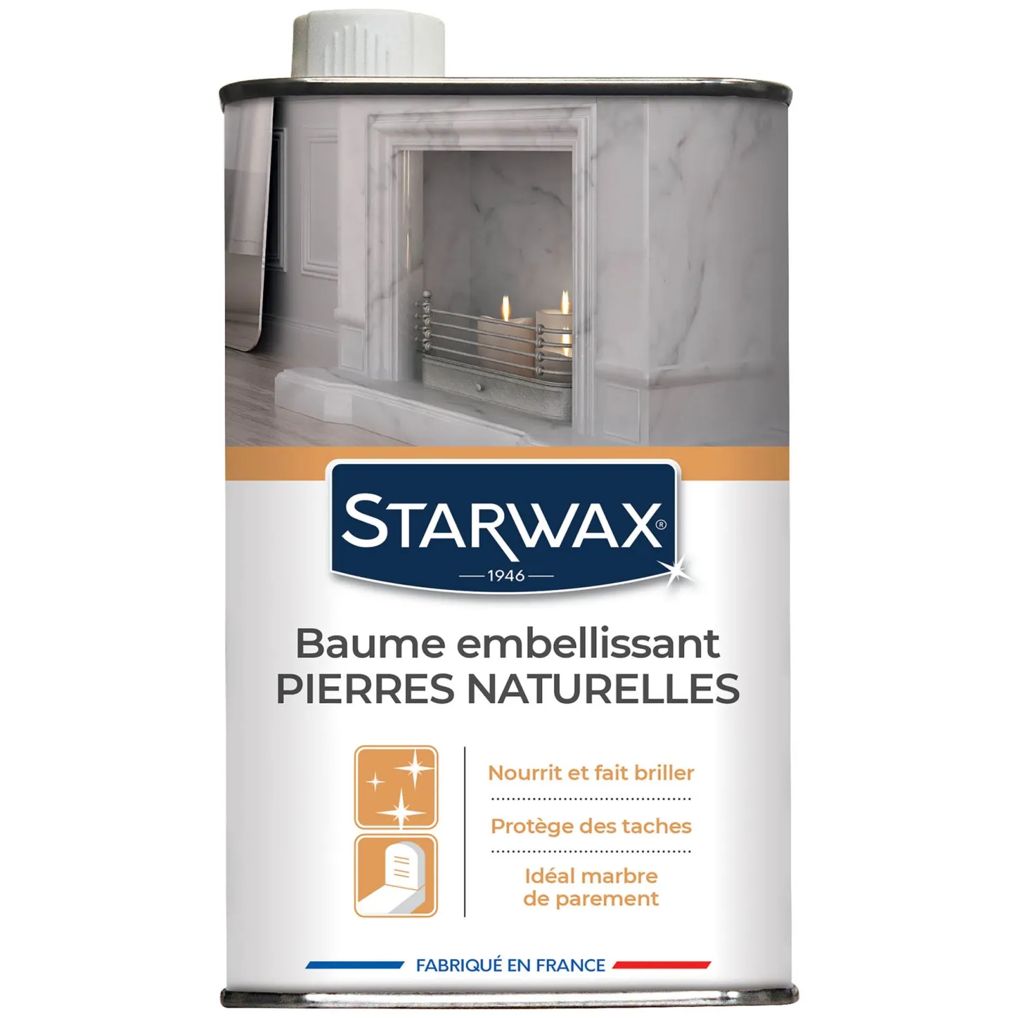 Baume embellissant pour marbre et pierres naturelles