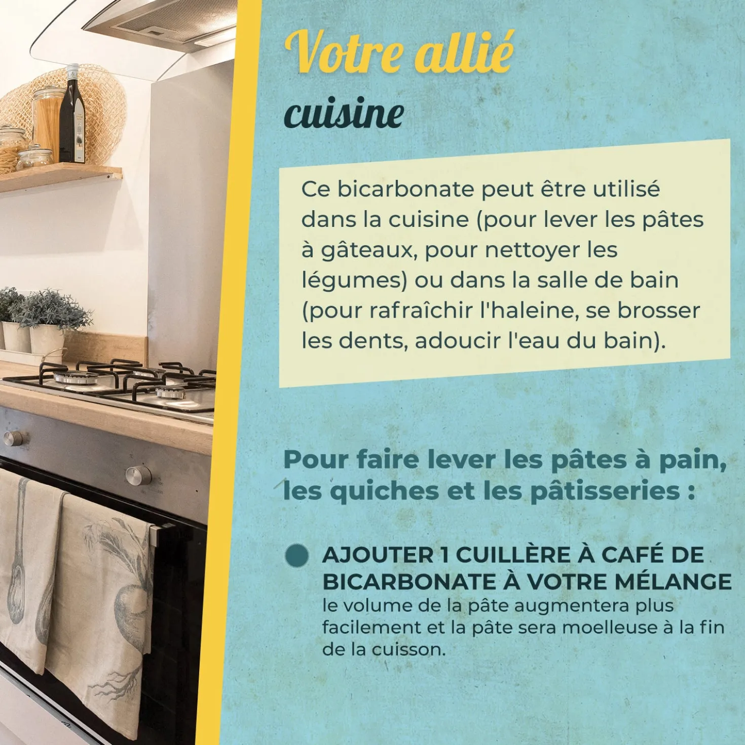 Bicarbonate de soude alimentaire