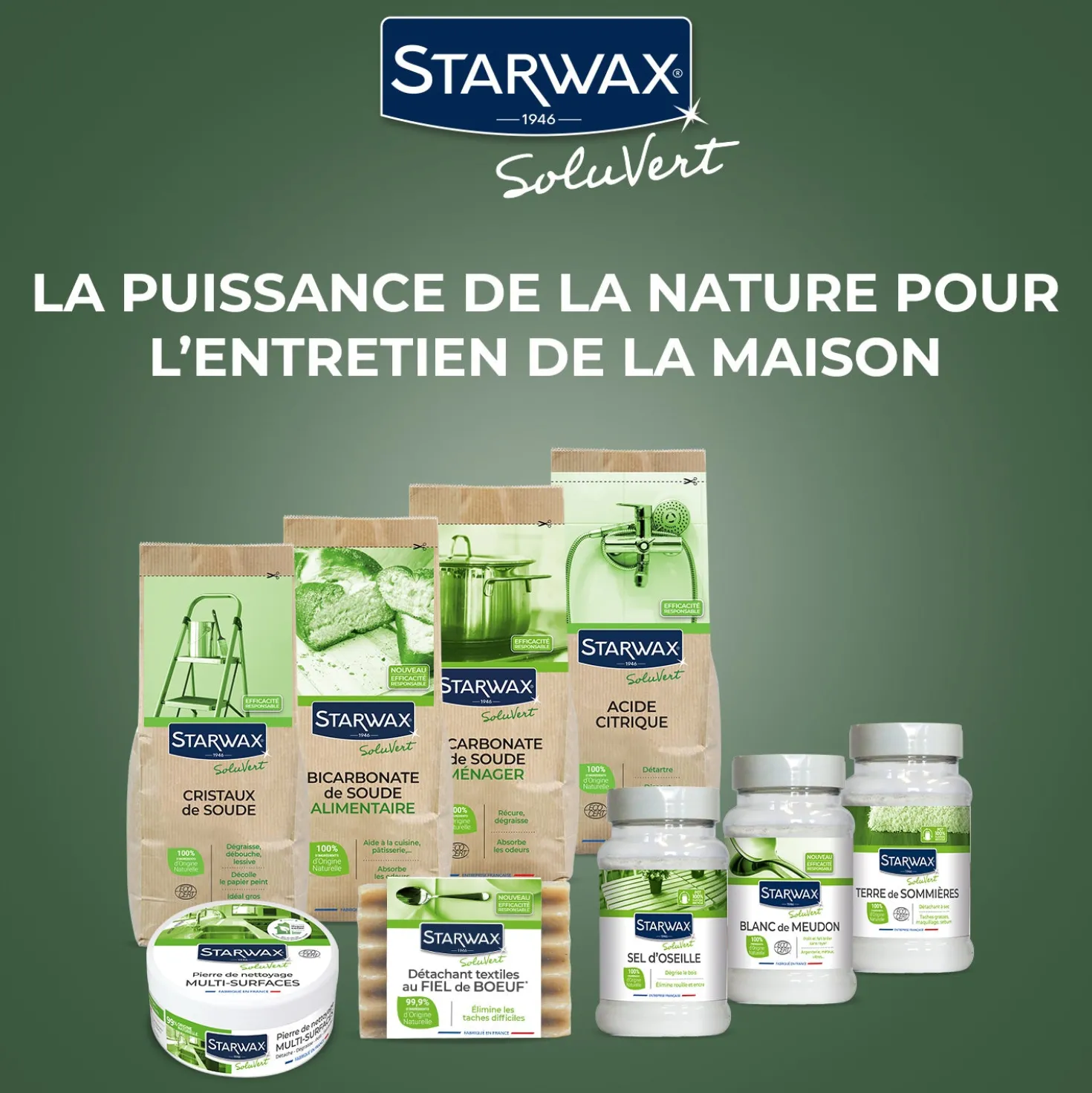 Bicarbonate de soude ménager