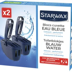 Blocs cuvette eau bleue pour WC