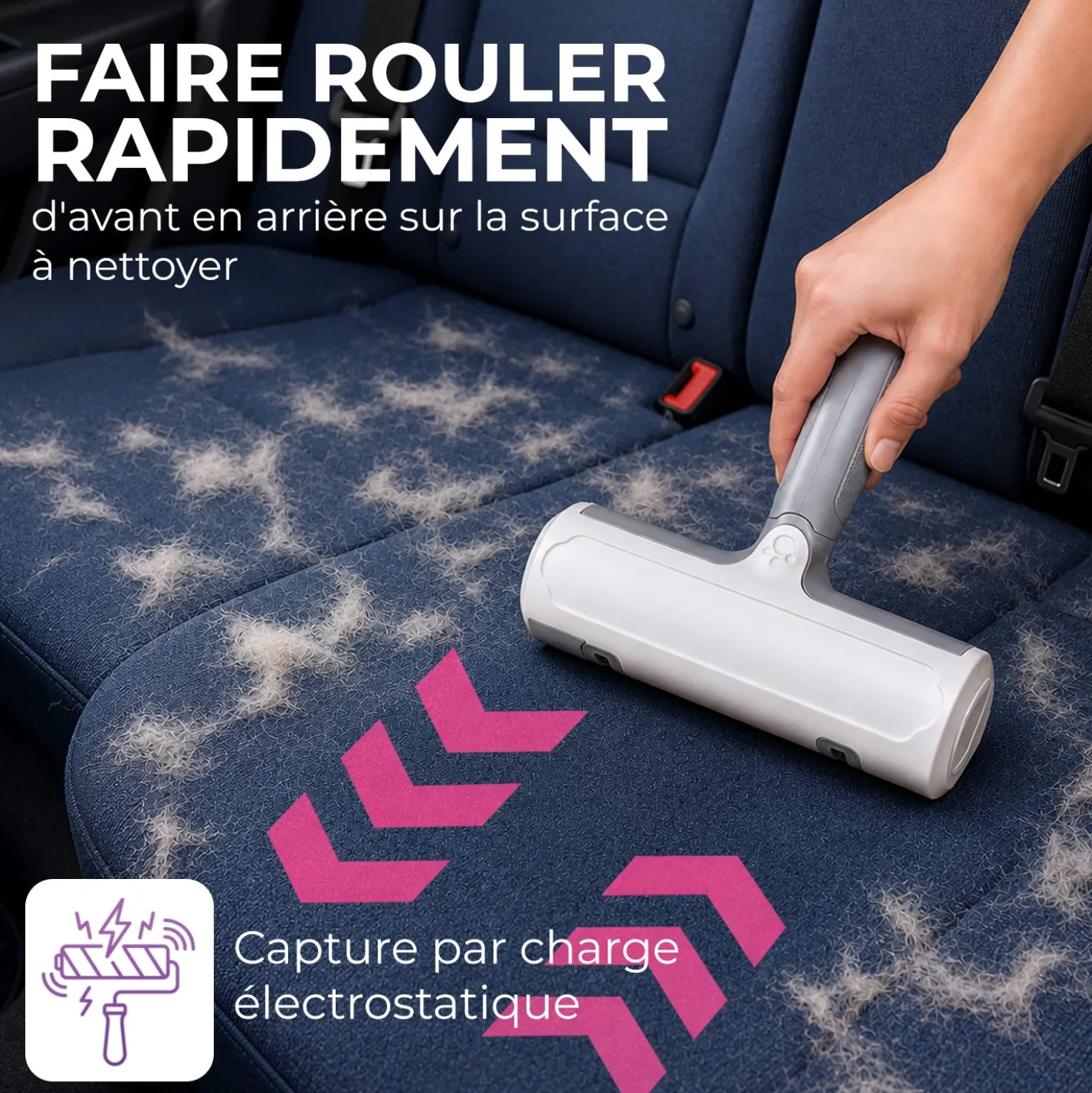 Brosse anti-poils animaux