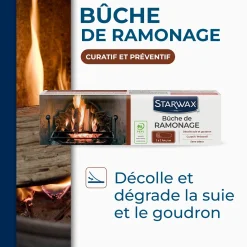Buche de ramonage pour poêle et cheminée PEFC