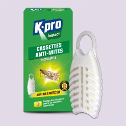 Cassettes répulsives mites des vêtements