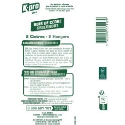 Cintres au bois de cèdre