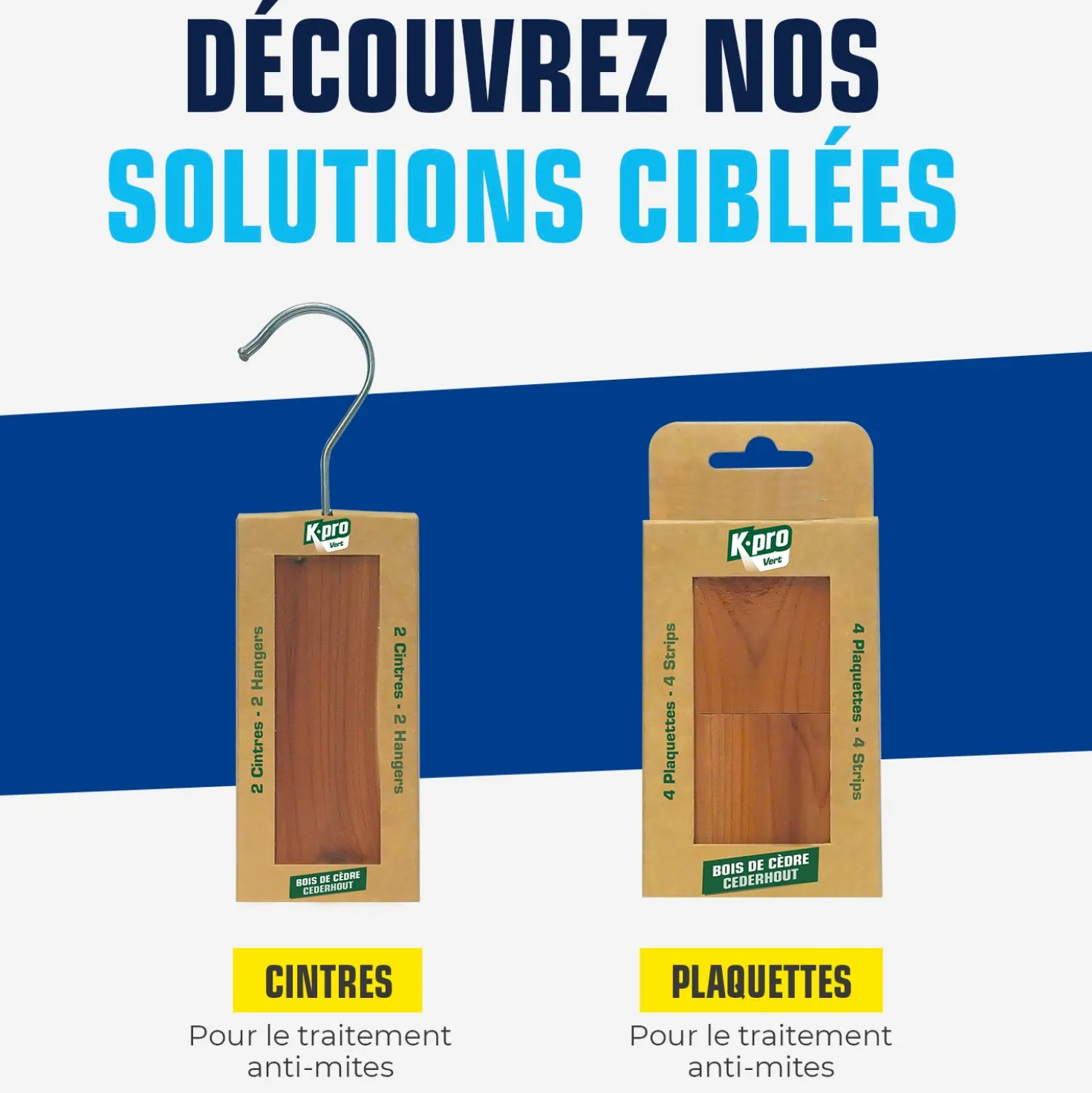 Cintres au bois de cèdre