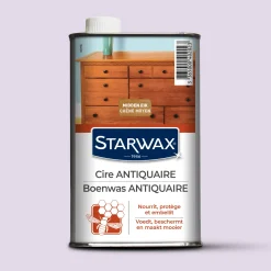 Cire antiquaire liquide pour bois cirés