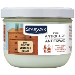 Cire antiquaire pâte pour bois cirés