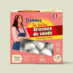 Cristaux de soude en doses prêtes à l'emploi