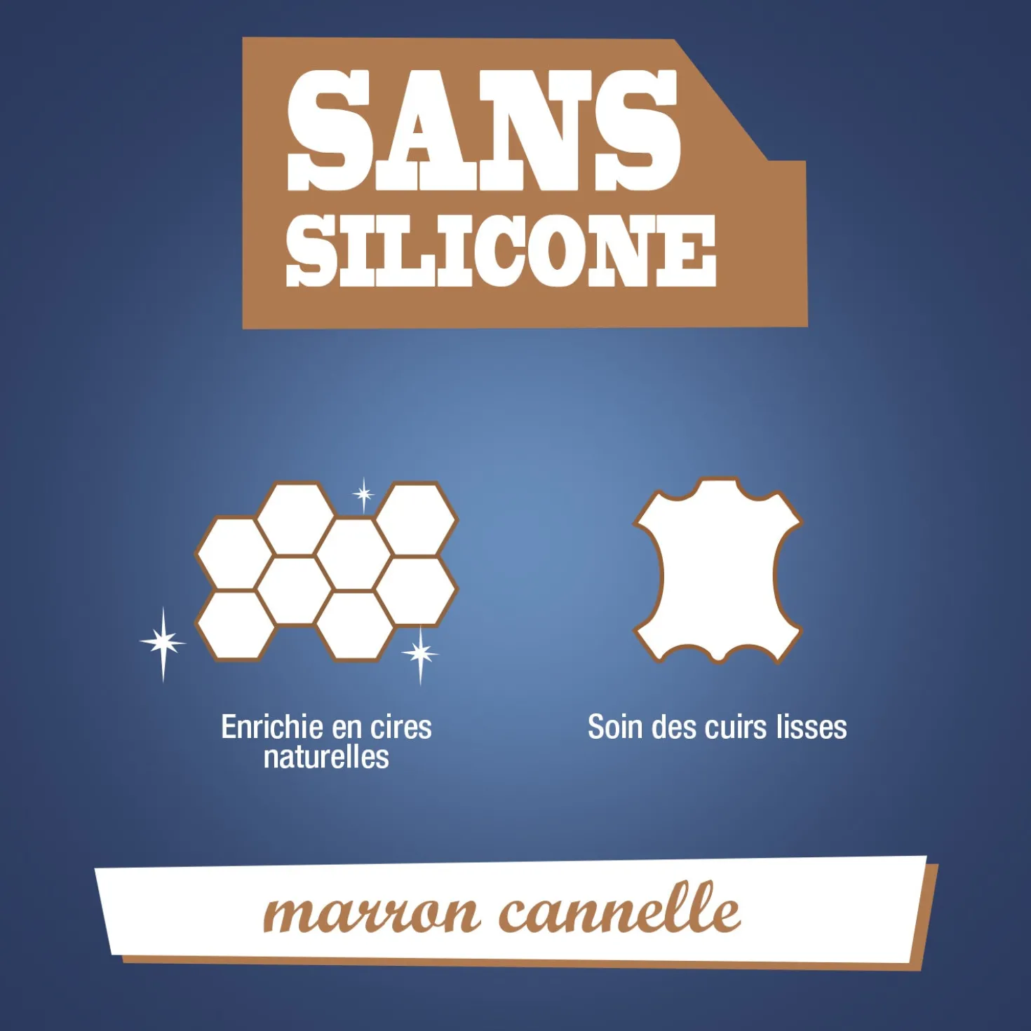 Crème de cirage marron cannelle