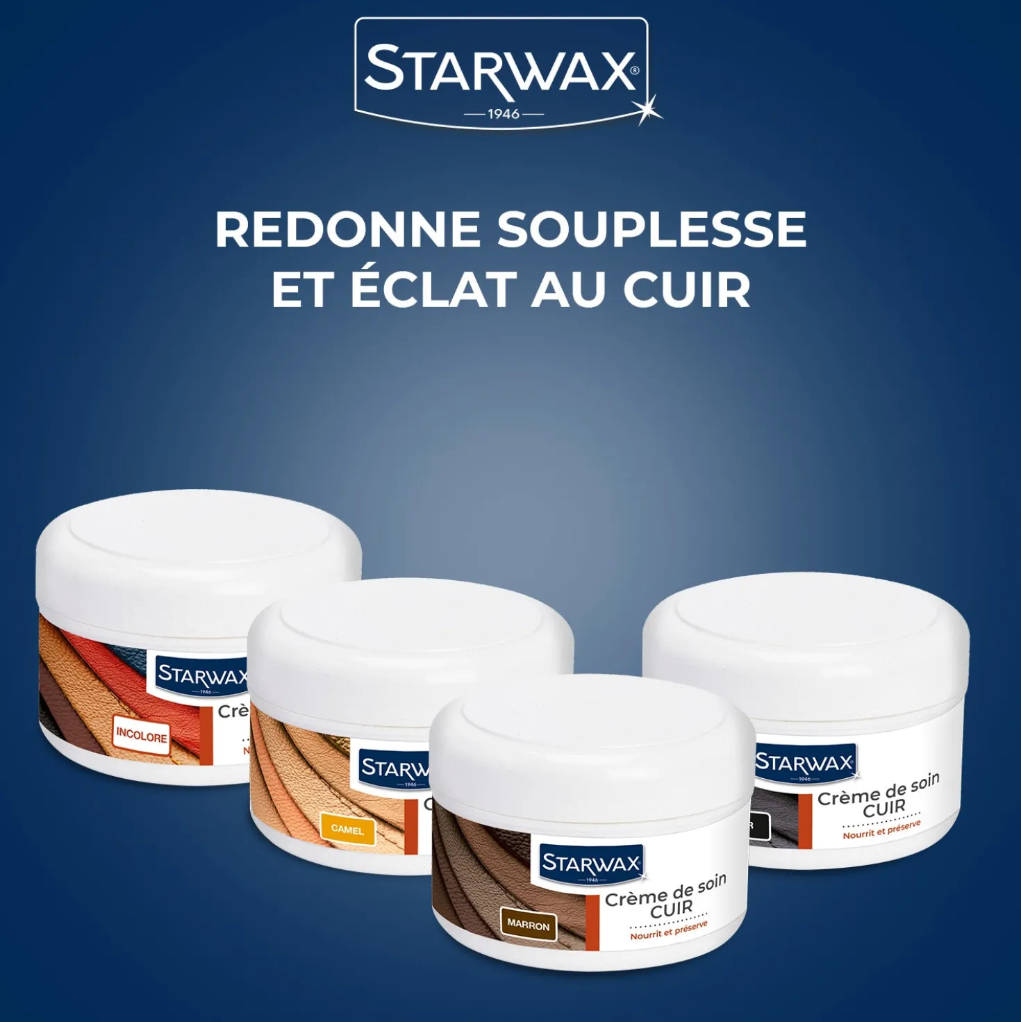Crème de soin pour cuirs colorés