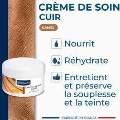 Crème de soin pour cuirs colorés