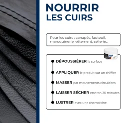 Crème de soin pour cuirs colorés