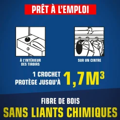 Crochets anti mites des vetements
