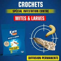 Crochets anti mites des vetements