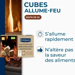 Cubes allume feu PEFC