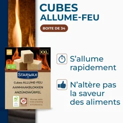 Cubes allume feu XXL PEFC