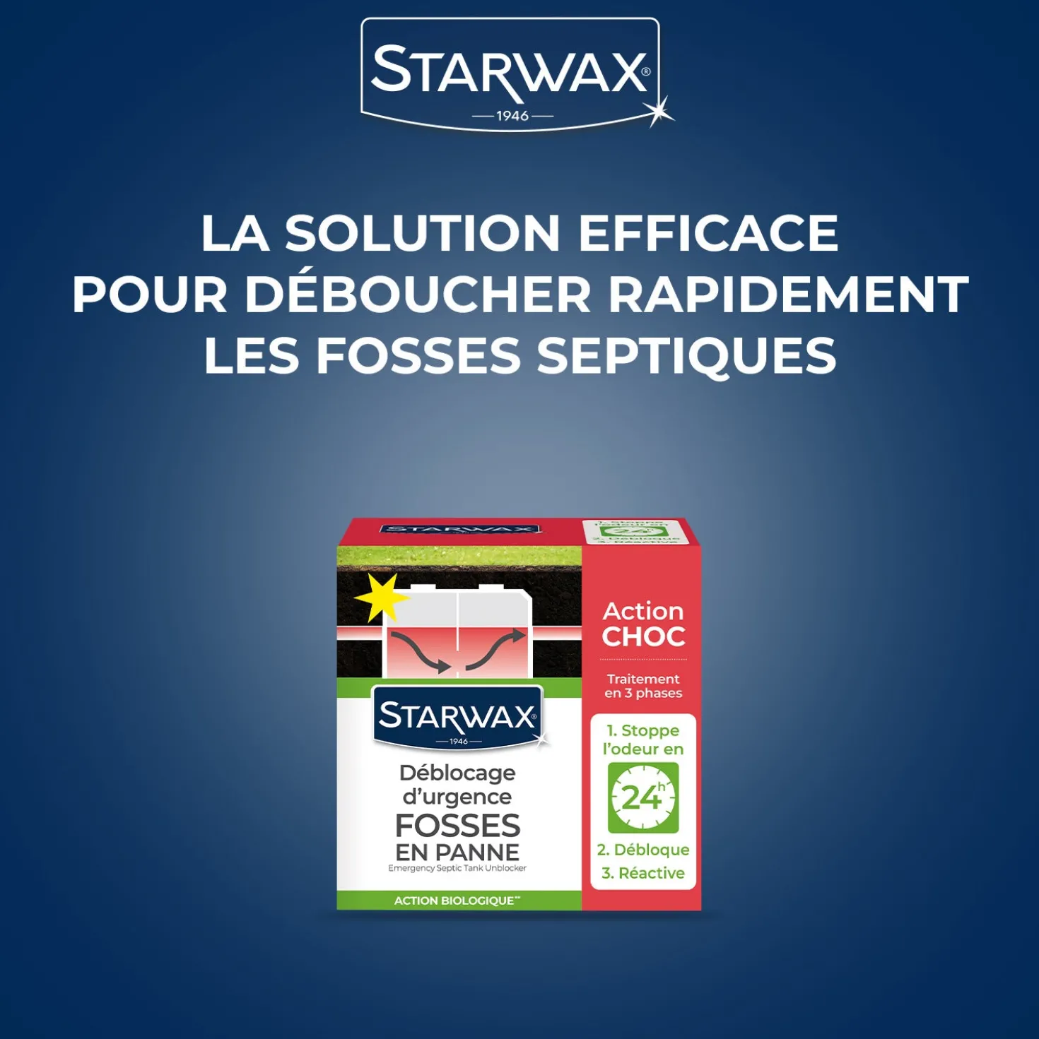 Déblocage d'urgence pour fosses septiques