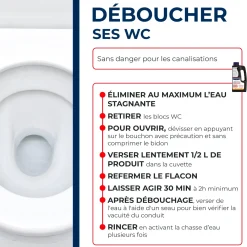 Déboucheur spécial WC
