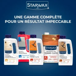 Décapant cire avant rénovation pour tomettes et terres cuites