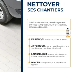 Décrassant intensif carrelages et PVC