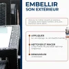 Décrassant multi-supports pour mobilier de jardin