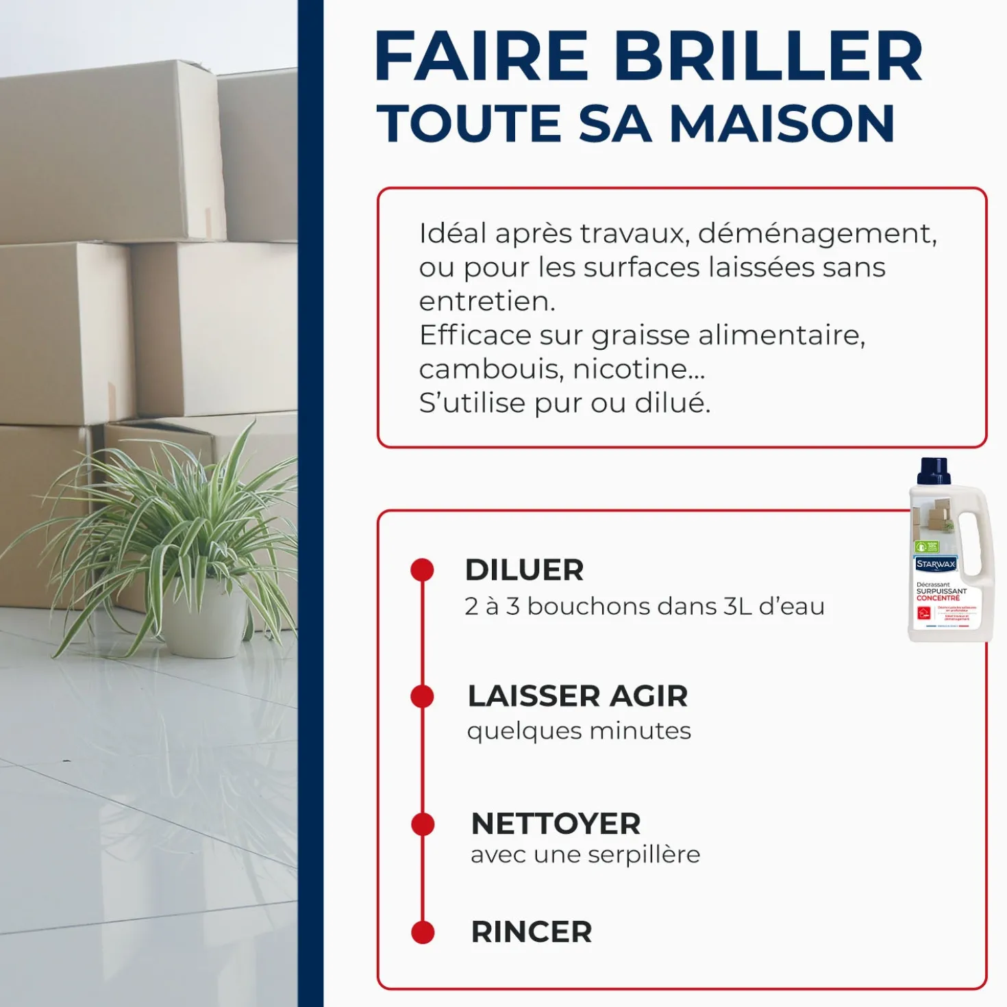 Décrassant surpuissant concentré