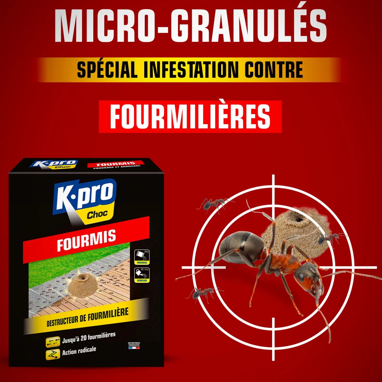 Destructeur de fourmilières