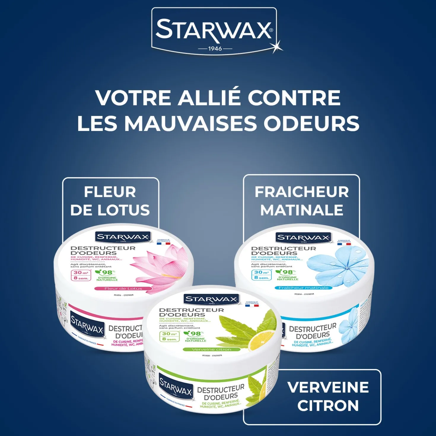 Destructeur d'odeurs Verveine Citron