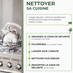 Dégraissant express pour cuisines