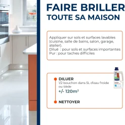 Dégraissant intensif ammoniaqué multi-usages