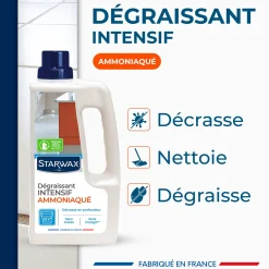 Dégraissant intensif ammoniaqué multi-usages
