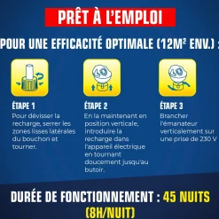 Diffuseur électrique + recharge anti-moustiques