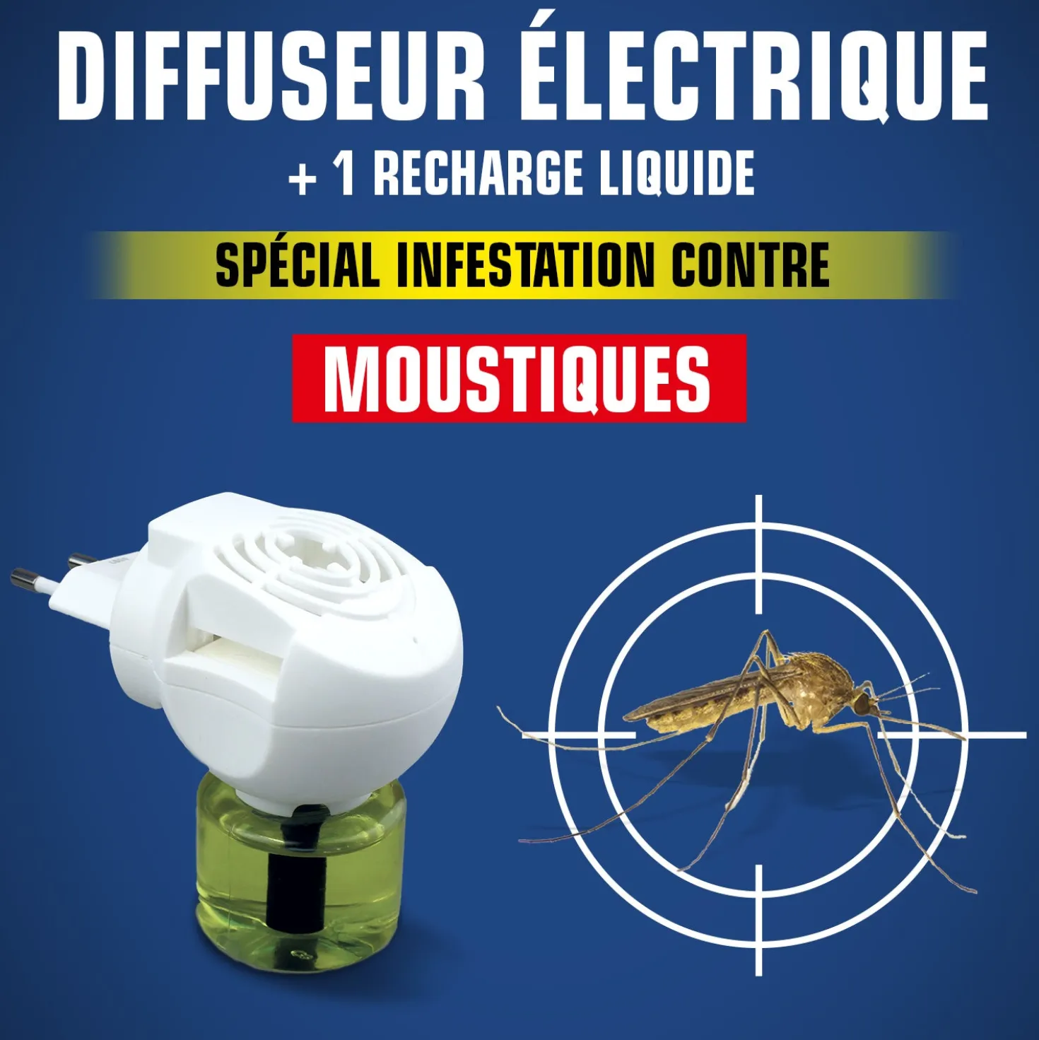 Diffuseur électrique + recharge anti-moustiques
